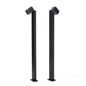 Lampadaire QUAZAR 15S 1xGU10 IP44 noir Kobi