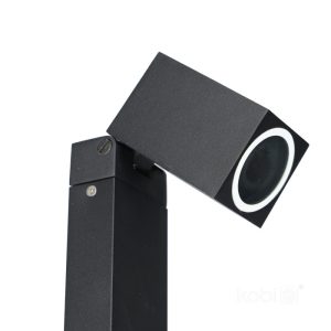 Lampadaire QUAZAR 15S 1xGU10 IP44 noir Kobi