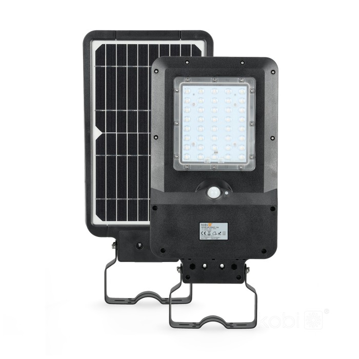 Lampadaire solaire avec détecteur de mouvement LED STREET 15W 4000K IP65 Kobi