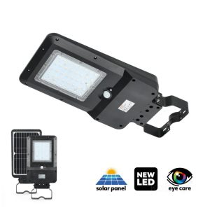 Lampadaire solaire avec détecteur de mouvement LED STREET 15W 4000K IP65 Kobi