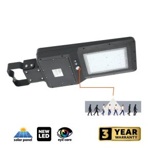 Lampadaire solaire avec détecteur de mouvement LED STREET 40W 4000K IP65 Kobi Premium