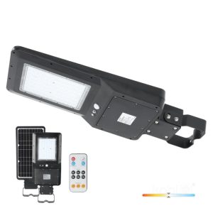 Lampadaire solaire avec détecteur de mouvement LED STREET 40W 4000K IP65 Kobi Premium