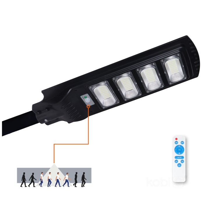 Lampadaire solaire LED URBI 11W 6500K IP54 LED2B