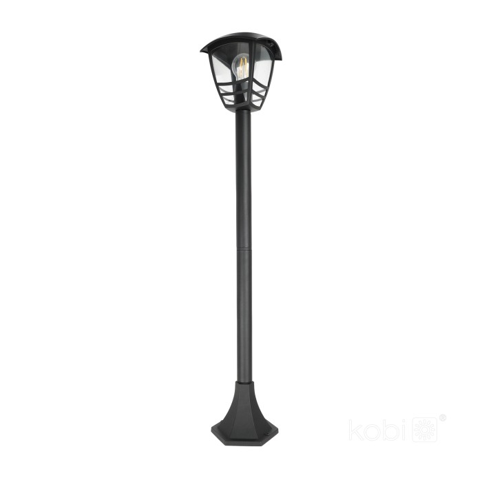 Lampadaire TEVIO S 1xE27 IP54 noir LED2B