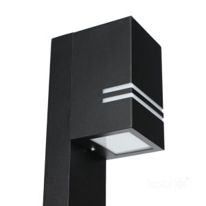 Lampe borne QUAZAR 12 1xGU10 IP44 noir Kobi