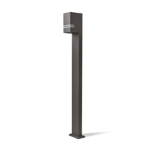 Lampe borne QUAZAR 12 1xGU10 IP44 noir Kobi
