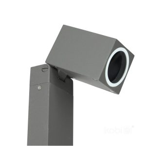 Lampe borne QUAZAR 15S 1xGU10 IP44 grise Kobi