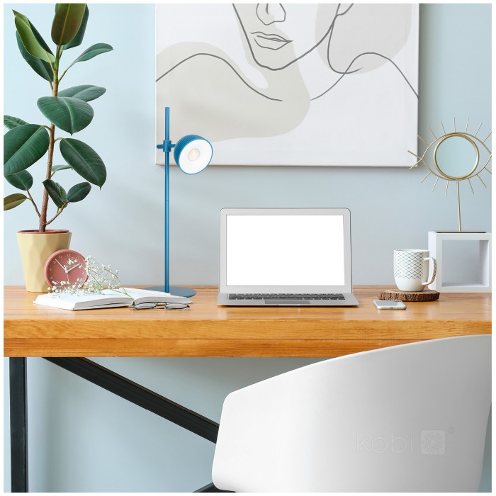 Lampe de bureau LED ORBI 2,5W CCT bleu Laitica