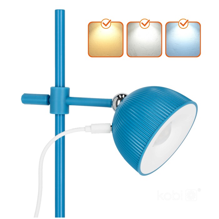 Lampe de bureau LED ORBI 2,5W CCT bleu Laitica
