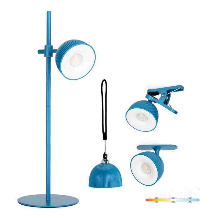 Lampe de bureau LED ORBI 2,5W CCT bleu Laitica