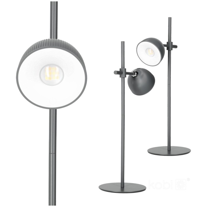 Lampe de bureau LED ORBI 2,5W CCT grise Laitica