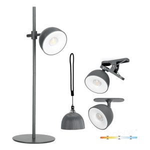 Lampe de bureau LED ORBI 2,5W CCT grise Laitica