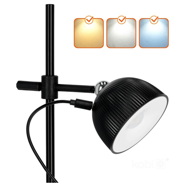 Lampe de bureau LED ORBI 2,5W CCT noir Laitica
