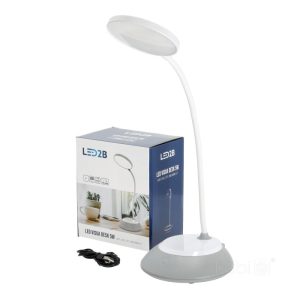 Lampe de bureau LED VISUA DESK 5W Grise LED2B