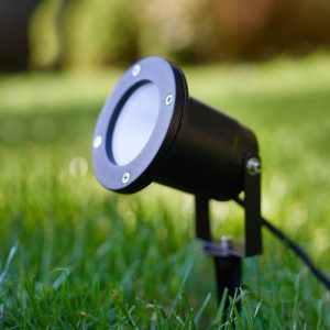 Lampe de jardin BLAKE 2 1xGU10 IP65 noir Kobi