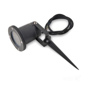 Lampe de jardin BLAKE 2 1xGU10 IP65 noir Kobi