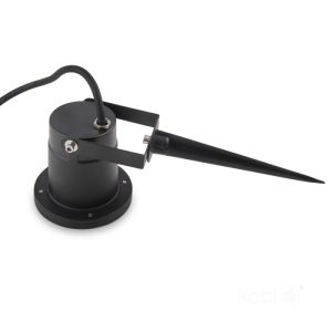 Lampe de jardin BLAKE 2 1xGU10 IP65 noir Kobi