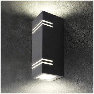 Lampe de jardin QUAZAR 7 2xGU10 IP44 noire Kobi