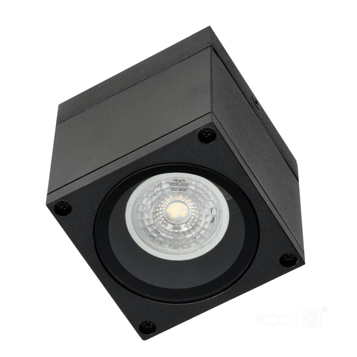 Lampe de jardin QUERK 1 1xGU10 IP54 noir LED2B