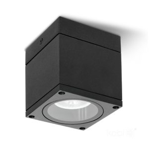 Lampe de jardin QUERK 1 1xGU10 IP54 noir LED2B