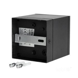 Lampe de jardin QUERK 1 1xGU10 IP54 noir LED2B