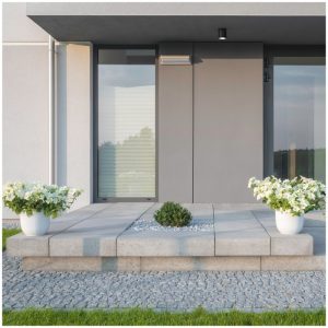 Lampe de jardin QUERK 2 1xGU10 IP54 noir LED2B