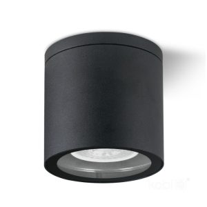 Lampe de jardin QUERK 2 1xGU10 IP54 noir LED2B