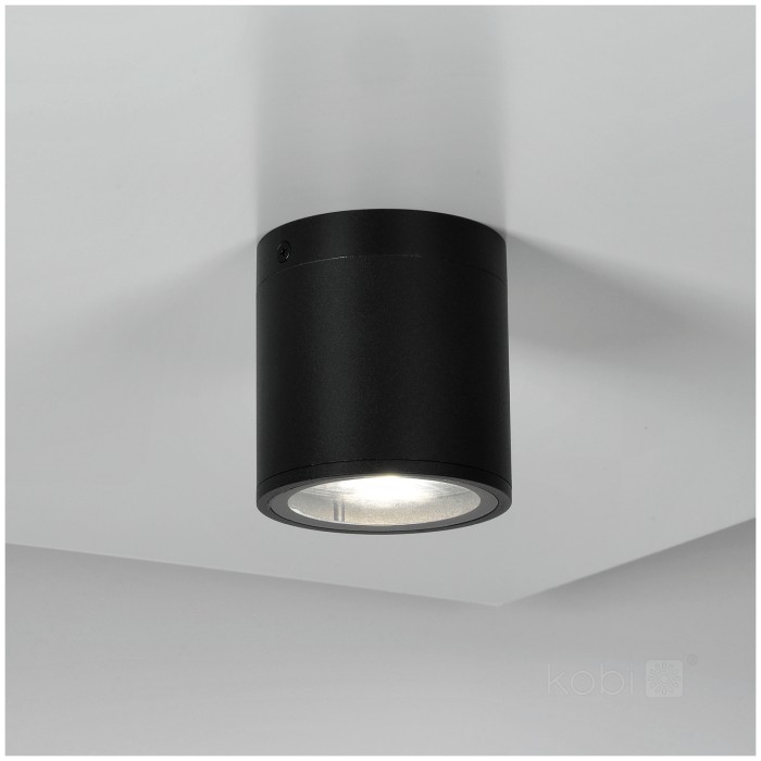 Lampe de jardin QUERK 2 1xGU10 IP54 noir LED2B