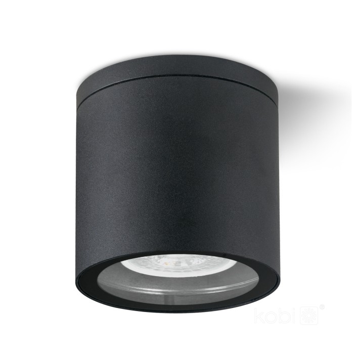 Lampe de jardin QUERK 2 1xGU10 IP54 noir LED2B