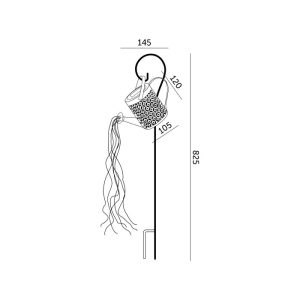 Lampe de jardin solaire LED SPECTRA 2700K IP44 LED2B