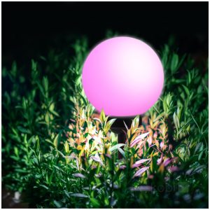 Lampe de jardin solaire LED SPHÈRE 0,12W RGB LED2B 6x