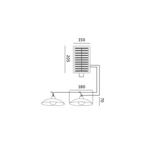 Lampe de jardin solaire LED SWAY 6000K IP44 LED2B