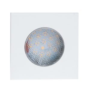 Lampe de placard LED CARRÉ SIMPLE 19 LED blanche Kobi