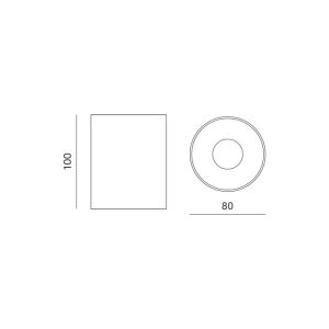 Lampe de plafond TRIO 1xGU10 blanche Kob