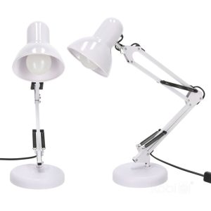 Lampe de table AURIQ 1xE27 Blanc LED2B