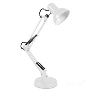 Lampe de table AURIQ 1xE27 Blanc LED2B