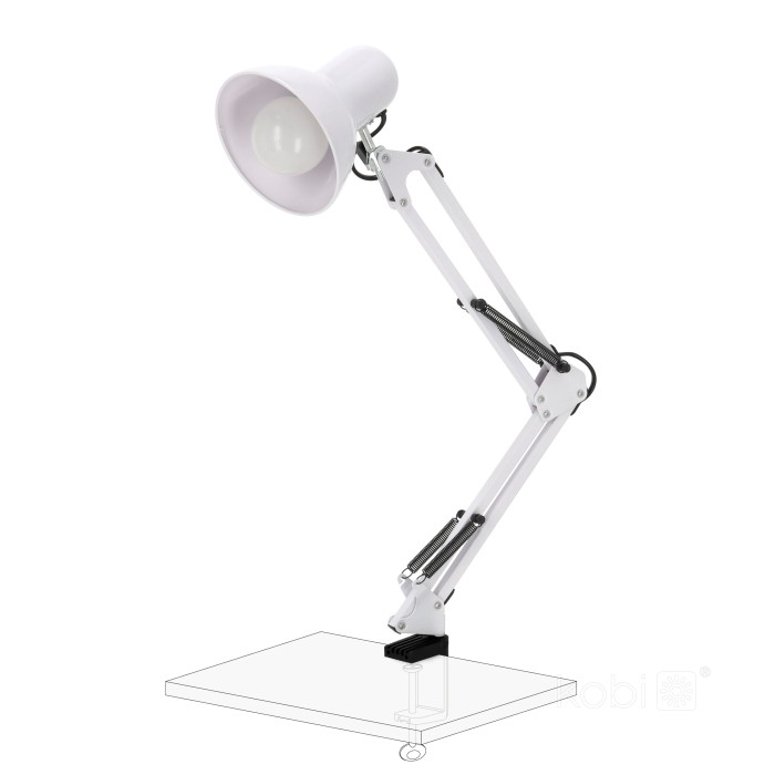 Lampe de table AURIQ 1xE27 Blanc LED2B