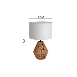 Lampe de table BOHO SIBU ST 1xE27 Design Kobi