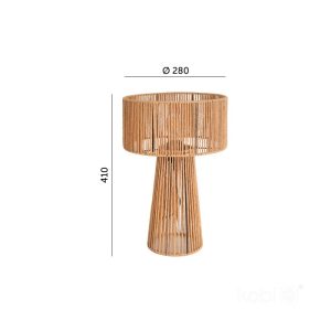 Lampe de table BOHO SIMBU HS 1xE27 Design Kobi