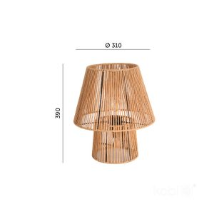 Lampe de table BOHO SIMBU LS 1xE27 Design Kobi