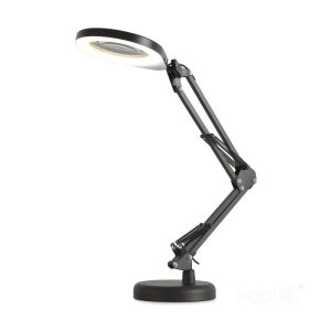Lampe de table LED AURIQ LOUPE 10W 3CCT noir LED2B
