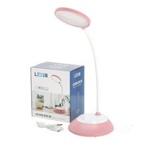 Lampe de table LED VISUA DESK 5W Rose LED2B