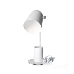 Lampe de table ROLIG 1xE27 blanche Kobi