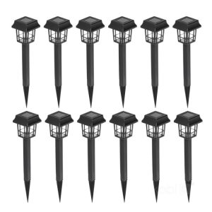 Lampe solaire de jardin LED FUSION 6500K IP44 12 pcs LED2B