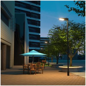 Lampe solaire de rue avec détecteur de mouvement LED STREET 30W 2CCT IP65 Kobi Premium