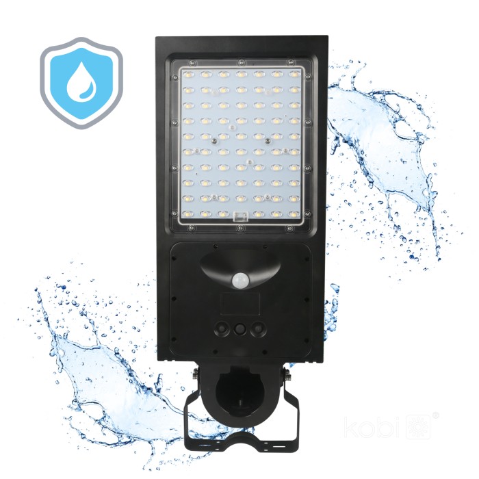 Lampe solaire de rue avec détecteur de mouvement LED STREET 30W 2CCT IP65 Kobi Premium