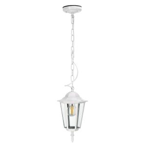 Lampe suspendue de jardin LO4105 1xE27 IP54 blanche Kobi