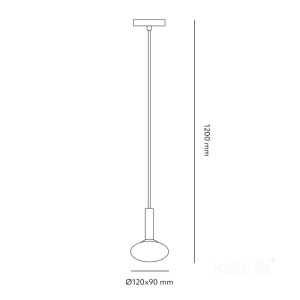 Le titre du produit en français serait : "Suspension ELIPSE ELEGANCE S 1xG9 Design Kobi
