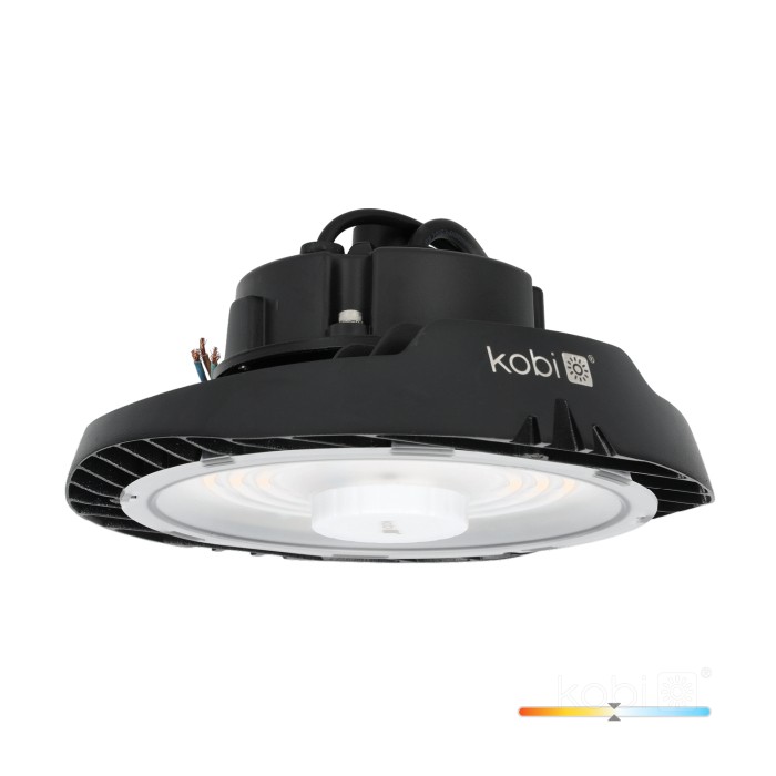 LED High Bay NINA 100W 4000K 110° Kobi Pro" en français se traduit par : "Projecteur LED High Bay NINA 100W 4000K 110° Kobi Pro