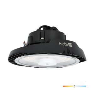 LED High Bay NINA 100W 4000K 90° Kobi Pro" en français pourrait être traduit par : "LED Haut Plafond NINA 100W 4000K 90° Kobi Pro